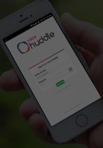 Voice Snap's Huddle App